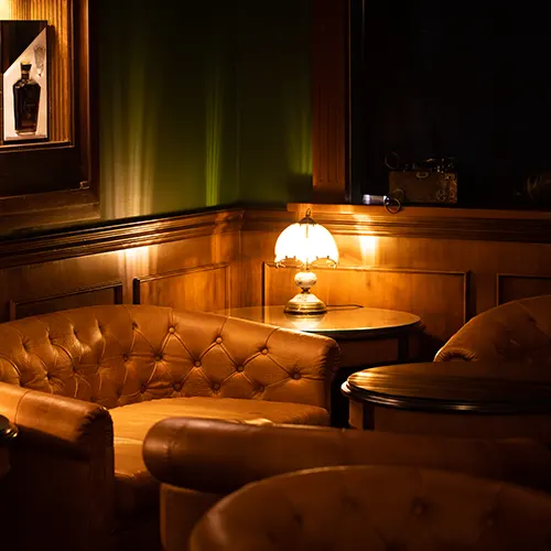 Pinstripe Bar Interior