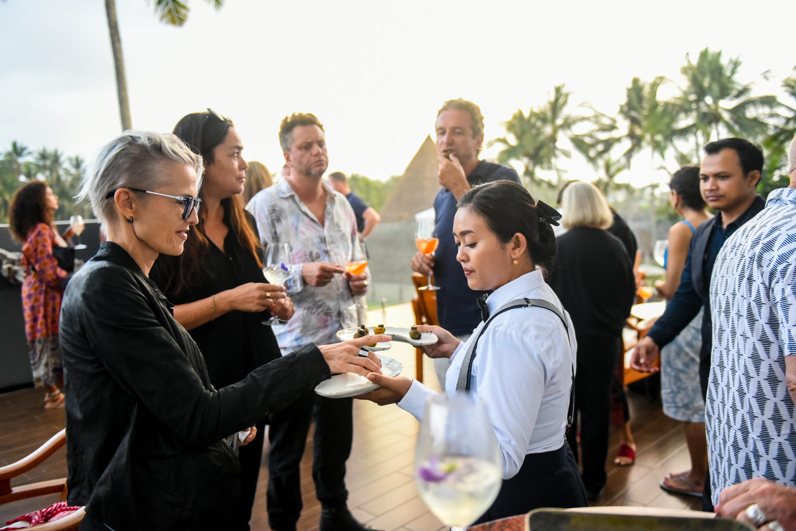 Pinstripe rooftop bar in Ubud