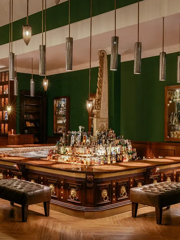 Pinstripe Bar serving mixed cocktails and drinks