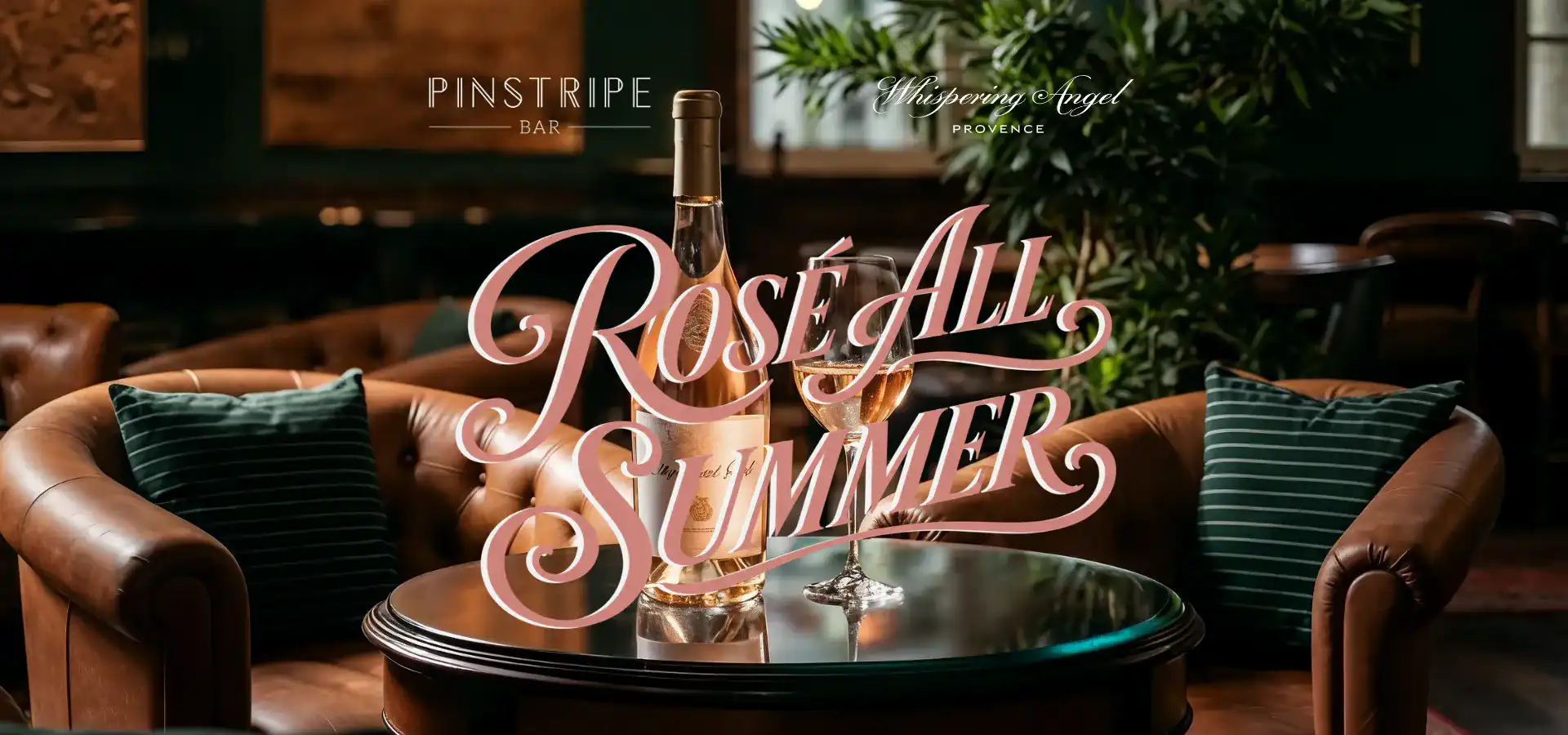 Pinstripe Bar Rose All Summer